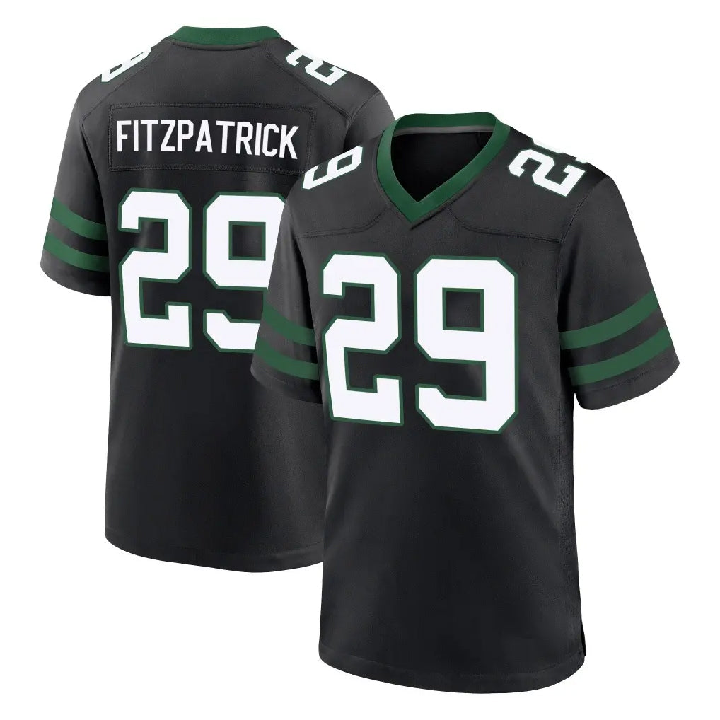 Yuxns NY.Jets #29 Minkah Fitzpatrick Player Black Legacy Home Game Stitched Jerseys