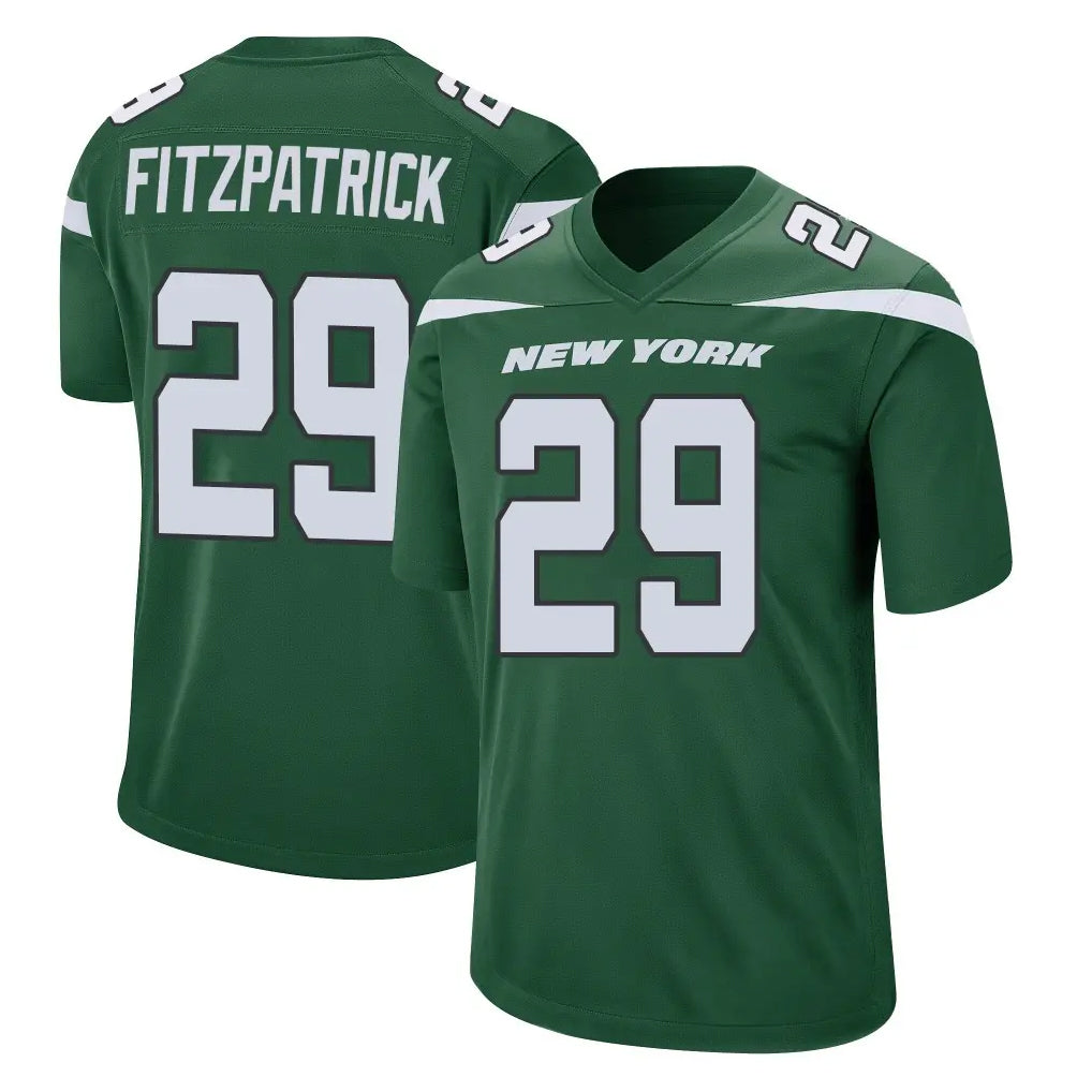 Yuxns NY.Jets #29 Minkah Fitzpatrick Player Green Home Game Stitched Jerseys