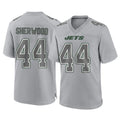 Yuxns NY.Jets #44 Jamien Sherwood Player Gray Limited Atmosphere Fashion Home Game Stitched Jerseys