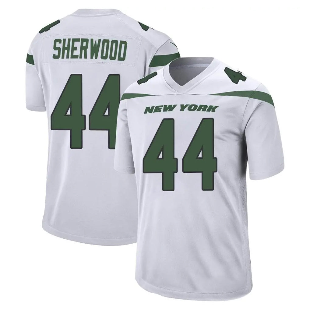 Yuxns NY.Jets #44 Jamien Sherwood Player White Spotlight Home Game Stitched Jerseys