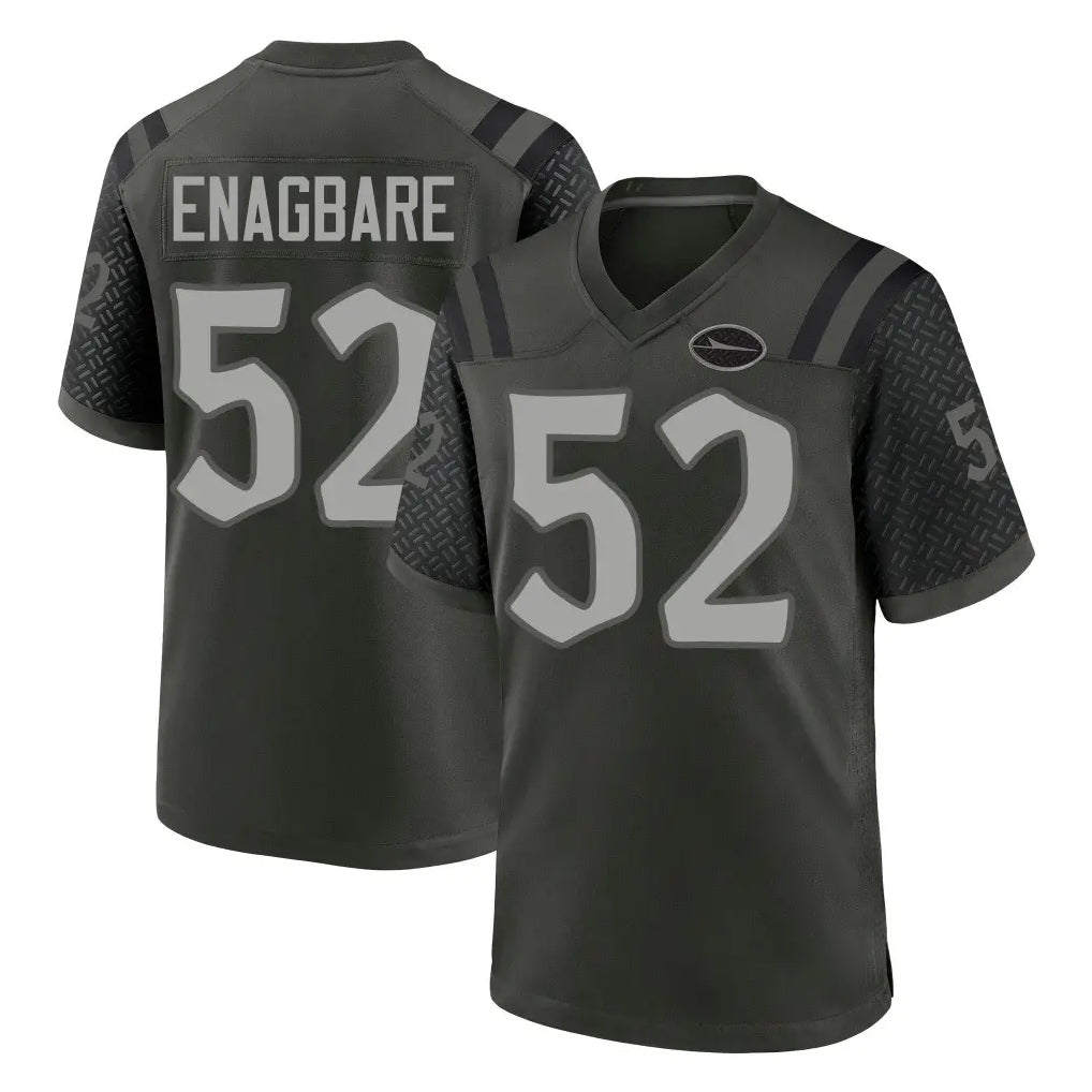 Yuxns NY.Jets #52 Kingsley Enagbare Player Green 2025 Rivalries Collection Home Game Stitched Jerseys