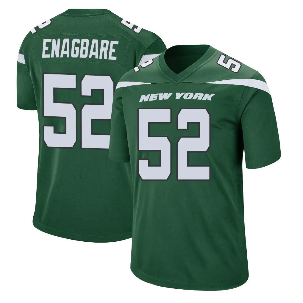 Yuxns NY.Jets #52 Kingsley Enagbare Player Green Home Game Stitched Jerseys