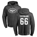 Yuxns NY.Jets #66 Joe Tippmann Player Gray Pullover Hoodies Limited Game Stitched Jerseys