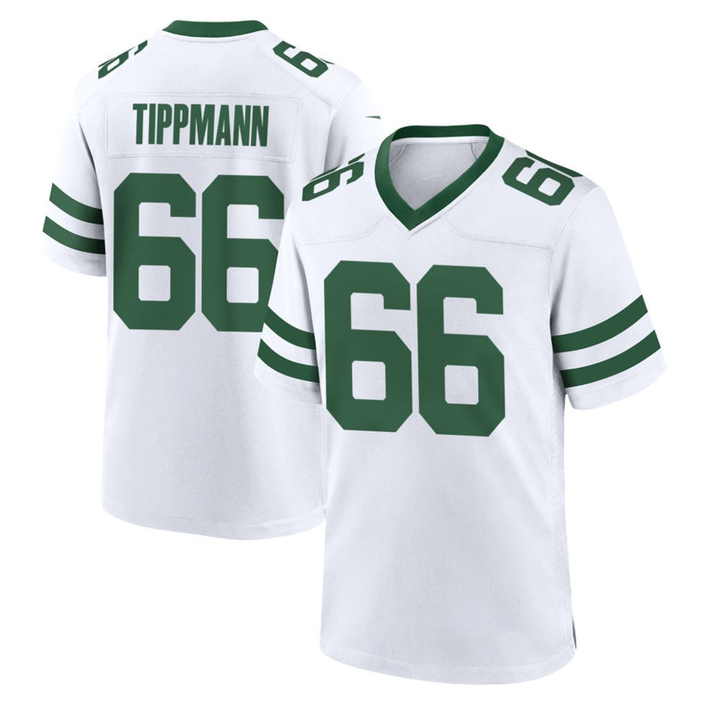 Yuxns NY.Jets #66 Joe Tippmann Player White Legacy Home Game Stitched Jerseys