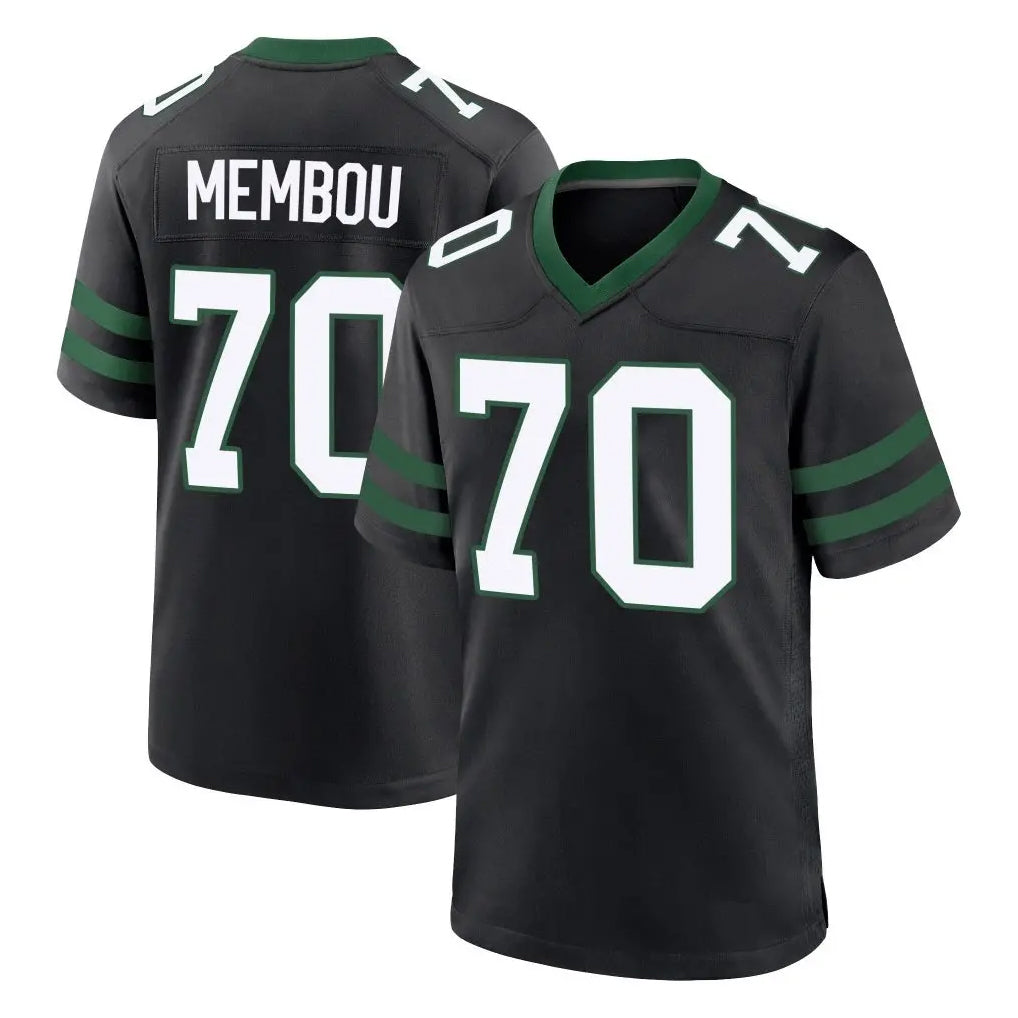 Yuxns NY.Jets #70 Armand Membou Player Black Legacy Home Game Stitched Jerseys