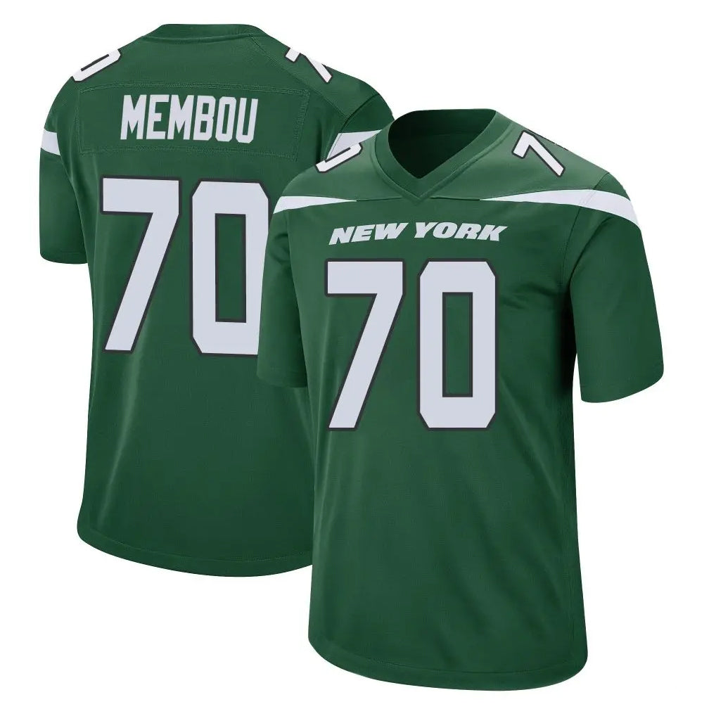 Yuxns NY.Jets #70 Armand Membou Player Green Home Game Stitched Jerseys