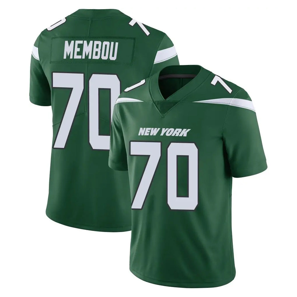Yuxns NY.Jets #70 Armand Membou Player Green Limited Vapor Home Game Stitched Jerseys