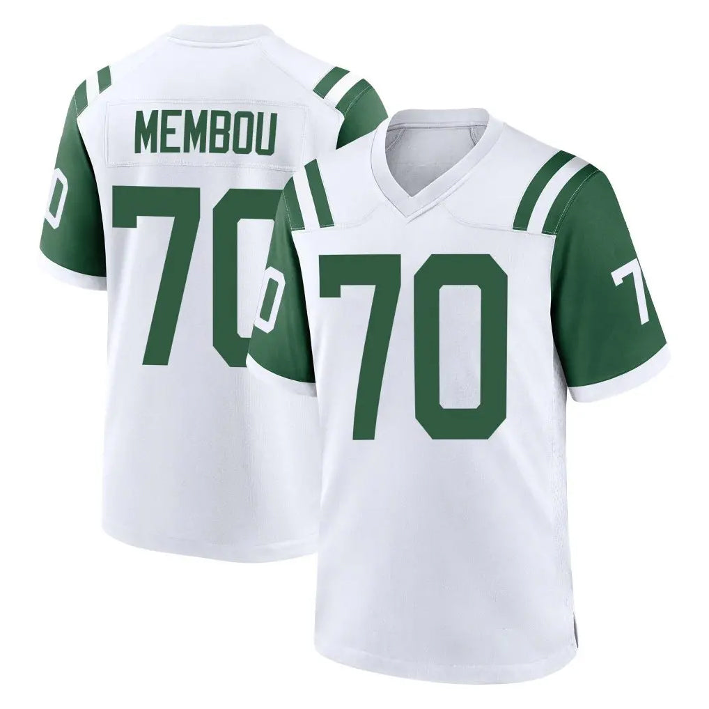 Yuxns NY.Jets #70 Armand Membou Player White Classic Home Game Stitched Jerseys