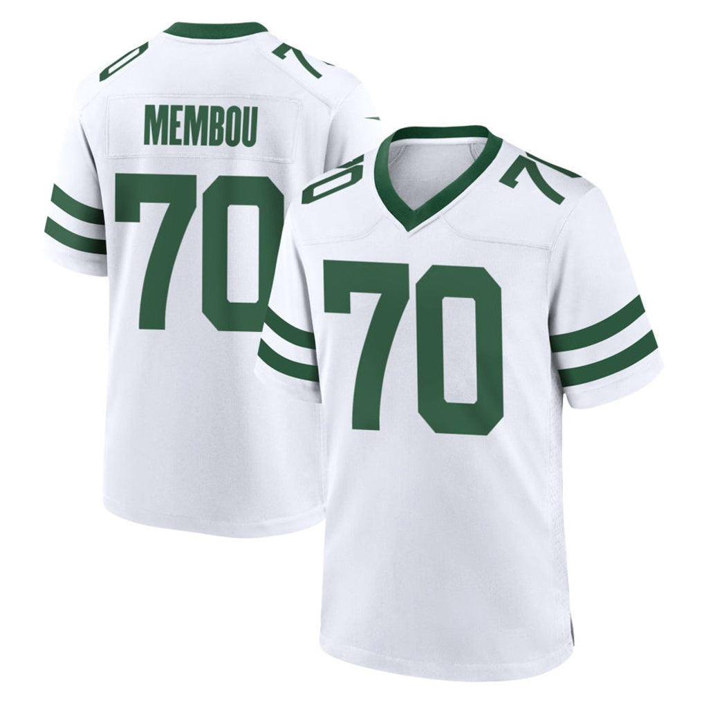Yuxns NY.Jets #70 Armand Membou Player White Legacy Home Game Stitched Jerseys