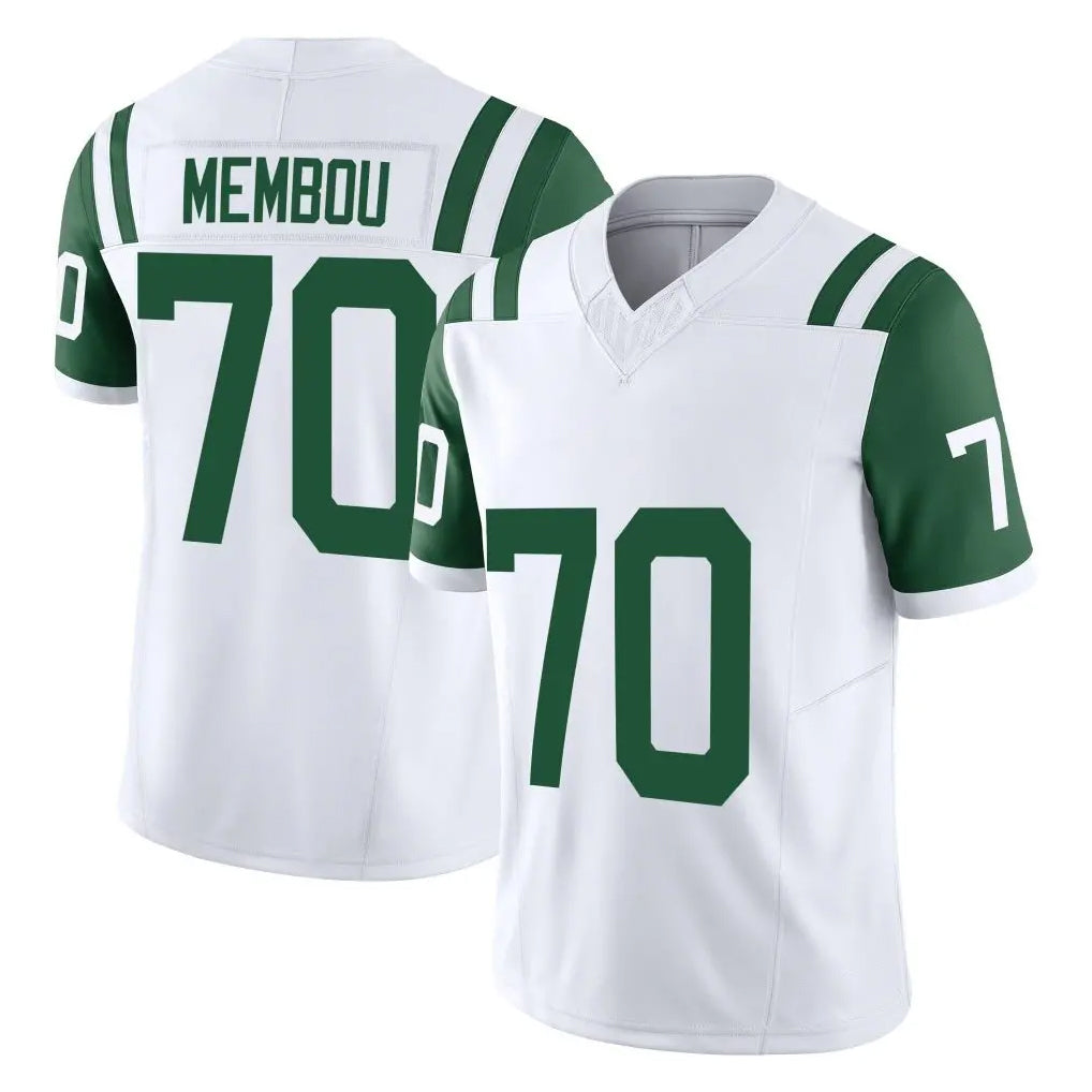 Yuxns NY.Jets #70 Armand Membou Player White Limited Classic Vapor F.U.S.E. Home Game Stitched Jerseys