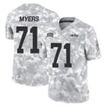 Yuxns NY.Jets #71 Josh Myers Player Arctic Camo Salute to Service Limited Game Stitched Jerseys
