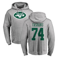 Yuxns NY.Jets #74 Olu Fashanu Player Gray LOGO Pullover Hoodies Limited Game Stitched Jerseys
