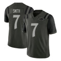 Yuxns NY.Jets #7 Geno Smith Player Green Limited 2025 Rivalries Collection Home Game Stitched Jerseys