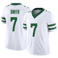 Yuxns NY.Jets #7 Geno Smith Player White Legacy Limited Vapor F.U.S.E. Home Game Stitched Jerseys