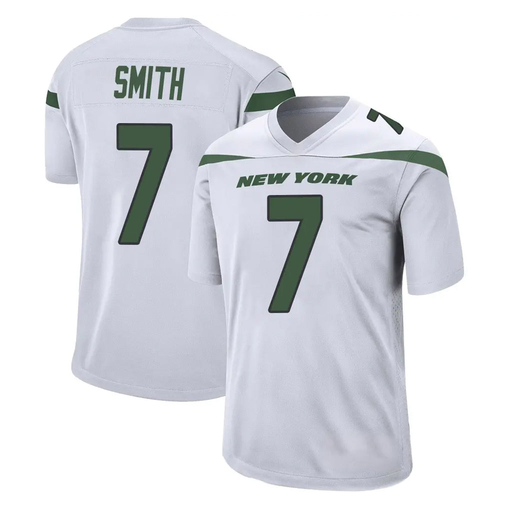 Yuxns NY.Jets #7 Geno Smith Player White Spotlight Home Game Stitched Jerseys