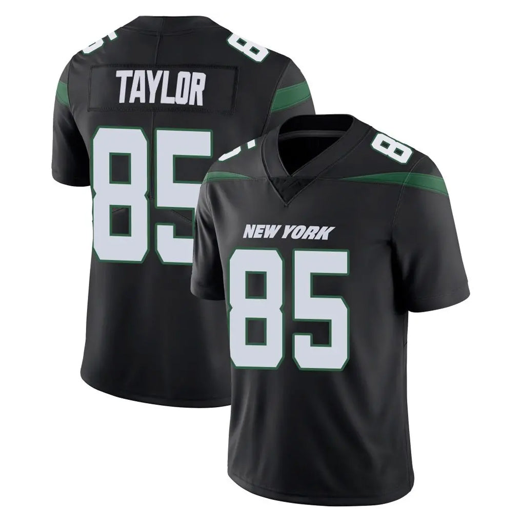 Yuxns NY.Jets #85 Mason Taylor Player Stealth Black Limited Vapor Home Game Stitched Jerseys
