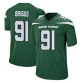 Yuxns NY.Jets #91 Jowon Briggs Player Green Home Game Stitched Jerseys