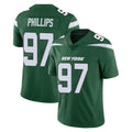 Yuxns NY.Jets #97 Harrison Phillips Player Green Limited Vapor Home Game Stitched Jerseys