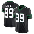 Yuxns NY.Jets #99 T'Vondre Sweat Player Black Legacy Home Game Stitched Jerseys