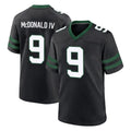 Yuxns NY.Jets #9 Will McDonald IV Player Black Legacy Home Game Stitched Jerseys