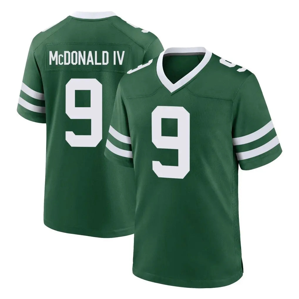 Yuxns NY.Jets #9 Will McDonald IV Player Green Legacy Home Game Stitched Jerseys