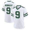 Yuxns NY.Jets #9 Will McDonald IV Player White Legacy Home Game Stitched Jerseys