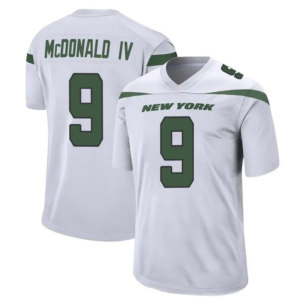 Yuxns NY.Jets #9 Will McDonald IV Player White Spotlight Home Game Stitched Jerseys