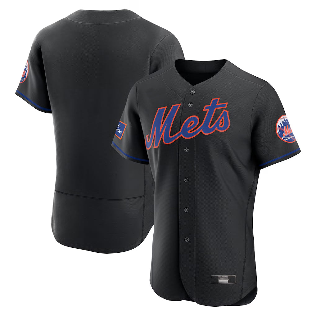 Yuxns NY.Mets ## Mets Blank Player Black Alternate Elite Home Limited Stitched Jerseys