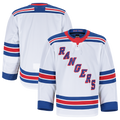 Yuxns NY.Rangers White Away Authentic Pro Jerseys
