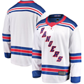 Yuxns NY.Rangers White Breakaway Jerseys
