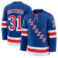 Yuxns NY.Rangers #31 Igor Shesterkin Blue Home Premium Jerseys