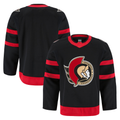Yuxns O.Senators Black Home Authentic Pro Jerseys