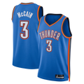 Yuxns OC.Thunder #3 Jared McCain Blue Swingman Stitched Jerseys- Icon Edition