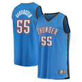 Yuxns OC.Thunder #55 Isaiah Hartenstein Blue Fast Break Replica Player Stitched Jerseys - Icon Edition