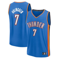 Yuxns OC.Thunder #7 Chet Holmgren Blue Fast Break Replica Player Stitched Jerseys - Icon Edition