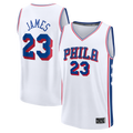 Yuxns P.76ers #23 LeBron James Royal Swingman Stitched Jerseys- Icon Edition
