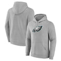 Yuxns P.Eagles Gray LOGO Pullover Hoodies Home Game Blank Player Stitched Jerseys