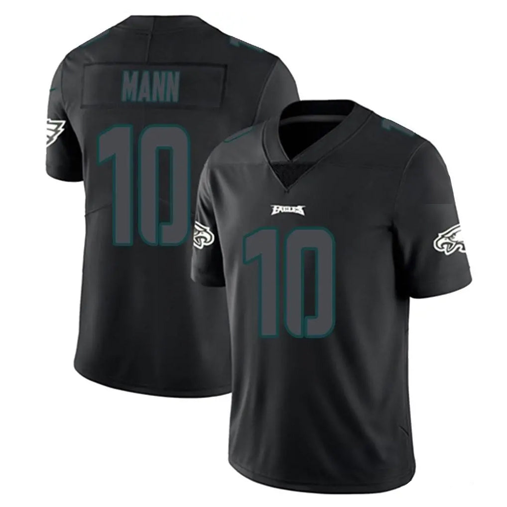 Yuxns P.Eagles #10 Braden Mann Player Limited Black Impact Home Game Stitched Jerseys