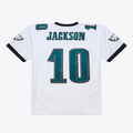 Yuxns P.Eagles #10 DeSean Jackson Mitchell & Ness White 2009 Legacy Throwback Replica Puhic Stitched Jerseys