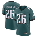 Yuxns P.Eagles #26 Saquon Barkley Midnight Green Game Player Jersey Stitched American Stitched Jerseys