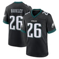 Yuxns P.Eagles #26 Saquon Barkley Player Black Game Home Stitched Jerseys