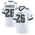 Yuxns P.Eagles #26 Saquon Barkley Player White Game Home Stitched Jerseys