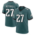 Yuxns P.Eagles #27 Quinyon Mitchell Player Green Home Game Stitched Jerseys