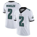 Yuxns P.Eagles #2 Riq Woolen Player White Limited Vapor Untouchable Home Game Stitched Jerseys