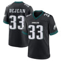 Yuxns P.Eagles #33 Cooper DeJean Player Black Game Home Stitched Jerseys