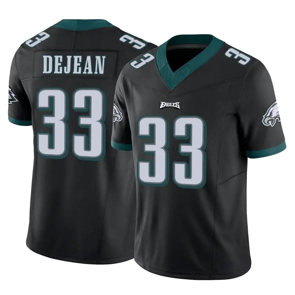 Yuxns P.Eagles #33 Cooper DeJean Player Black Limited Vapor F.U.S.E. Home Game Stitched Jerseys