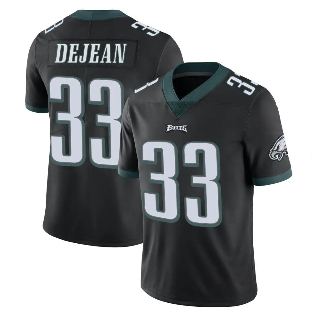 Yuxns P.Eagles #33 Cooper DeJean Player Black Limited Vapor Untouchable Home Game Stitched Jerseys
