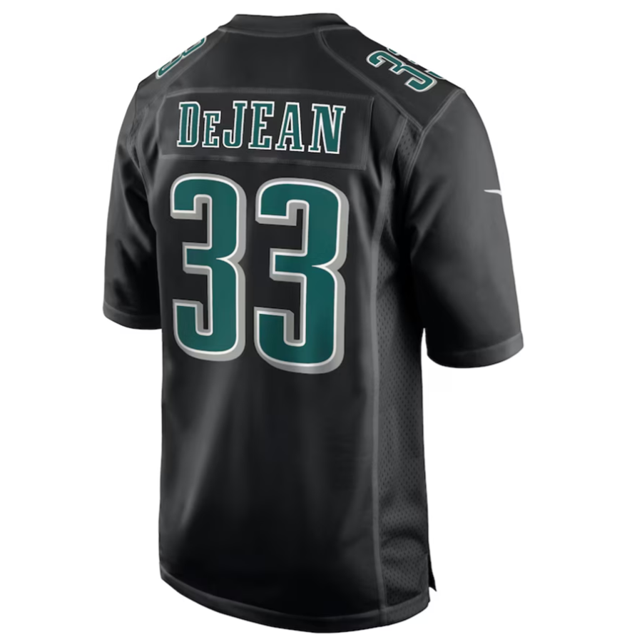 Yuxns P.Eagles #33 Cooper DeJean Player Carbon Black Super Bowl LIX Fashion Game Player Stitched Jerseys
