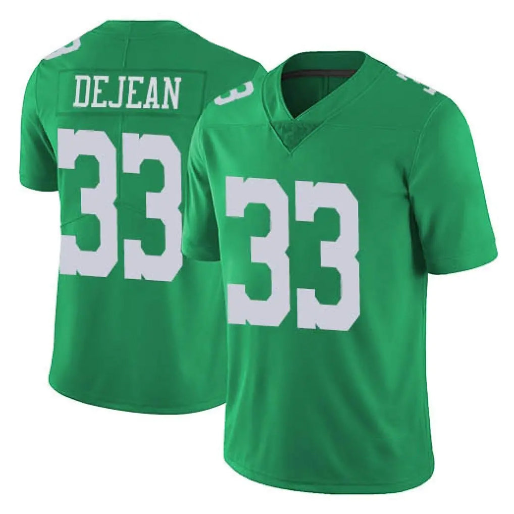 Yuxns P.Eagles #33 Cooper DeJean Player Green Limited Vapor Untouchable Home Game Stitched Jerseys