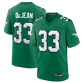 Yuxns P.Eagles #33 Cooper DeJean Player Kelly Green Replica Game Baseball Stitched Jerseys